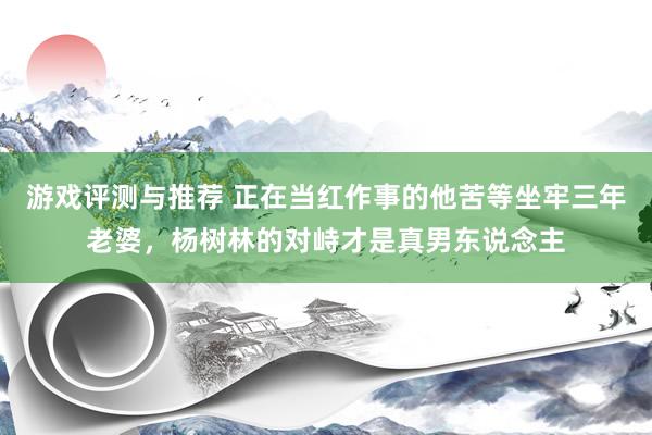 游戏评测与推荐 正在当红作事的他苦等坐牢三年老婆，杨树林的对峙才是真男东说念主