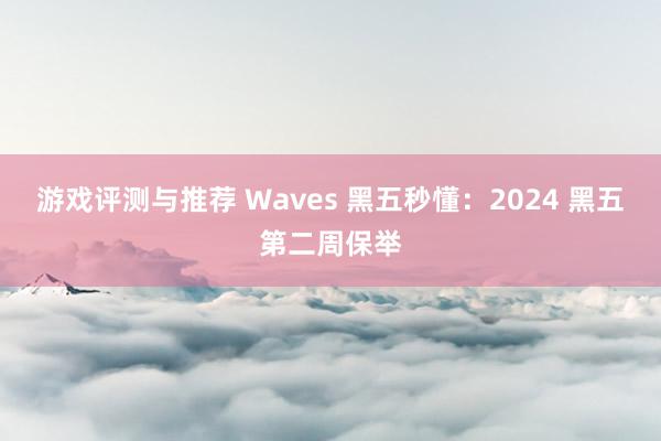 游戏评测与推荐 Waves 黑五秒懂：2024 黑五第二周保举