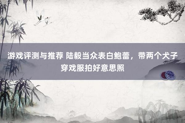 游戏评测与推荐 陆毅当众表白鲍蕾，带两个犬子穿戏服拍好意思照